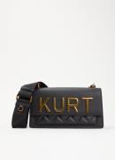 Kurt Geiger Shoreditch East West schoudertas van leer met afneembare s...