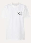 Anine Bing Walker T-Shirt met logo- en backprint