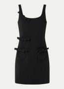 Sandro Alessia mini jurk met gestrikt detail