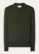 NN.07 Fijngebreide pullover van wol met polokraag