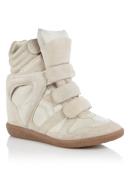 Isabel Marant Bekett sneakerwedge van suède