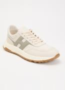 Hogan Hyperlight sneaker van suède met details van leer