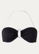 Seafolly Halter bikinitop met ribstructuur