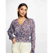 Blouse manches longues imprimée