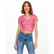 T-shirt crop, col V