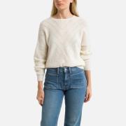 Pull col rond en maille fantaisie ALOISE