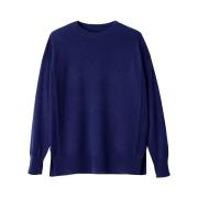 Pull col rond fine maille pur cachemire