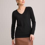 Pull col V, fine maille pur cachemire