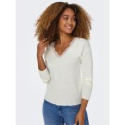 Pull en fine maille, col V