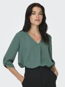 Blouse manches 3/4, col V