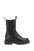 Boots chelsea montantes en cuir