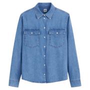 Chemise en denim, manches longues