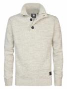 Pull col montant boutonné