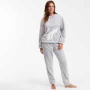 Pyjama sherpa ours polaire brodé