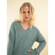 Pull en maille, col V