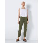 Pantalon cargo, taille haute