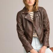 Blouson biker en cuir