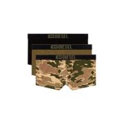 Lot de 3 boxers 2 unis + 1 imprimé camouflage