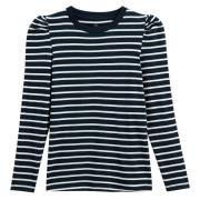 T-shirt rayé, col rond