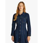 Robe en denim à manches longues