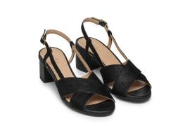Sandales slingback en cuir Aurely 50
