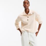 Pull col montant en grosse maille