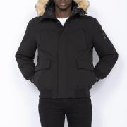 Blouson bomber chaud zippé à capuche Keyburn