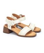 Sandales à talon cuir Oliva, fabriquées en Europe