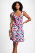 Robe courte évasée imprimée