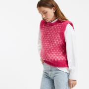 Pull col rond en grosse maille