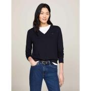 Pull manches longues col v
