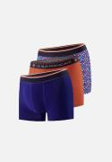 Lot de 3 boxers, 1 imprimé et 2 unis