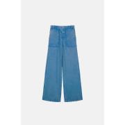 Pantalon droit taille haute, FLORETTE
