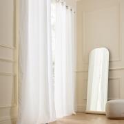 Rideau lin lavé doublé, à œillets, Private