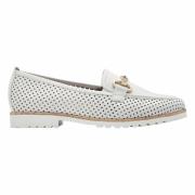 Mocassins en cuir ajouré
