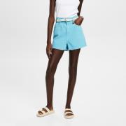 Short coupe chino avec ceinture