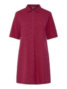 Robe chemise à pois