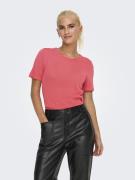 Pull col rond manches courtes