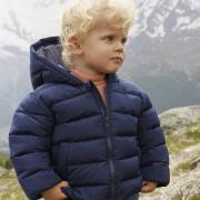 Doudoune à capuche doublée polaire