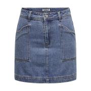 Jupe en jean, taille haute