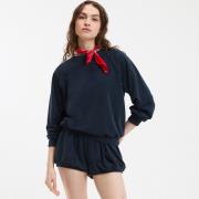 Sweat brodé dos, en éponge