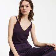 Top à bretelles, fine maille irisée