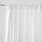 Rideau pur coton galon fronceur, Scenario