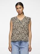 Blouse sans manches à pois