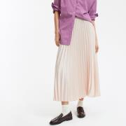 Jupe plissée longue taille élastiquée