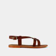 Sandales plates en cuir Wora