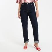 Jean regular, droit, taille haute