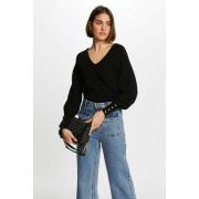 Pull col V en fine maille