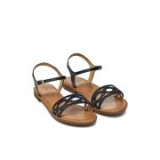 Sandales plates en cuir Sozy
