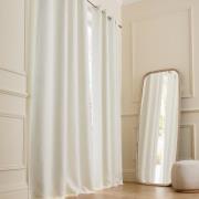 Rideau lin lavé occultant, œillets, Private